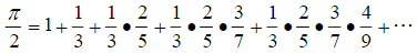 下面pi函数的功能是根据以下的公式，返回满足精度ε要求的π值。请填空。    double pi（d