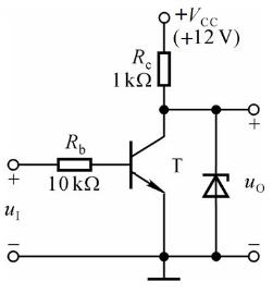 电路如图4.40所示，晶体管的β=50，|UBE|=0.2V，饱和管压降|UCES|=0.1V；稳压