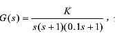 已知系统的开环传递函数为，分别判定当开环放大倍数K=5和K=20时闭环系统的稳定性，并求出相位裕量。