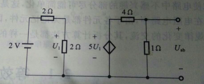 已知电路如图所示，试求UAB。已知电路如图所示，试求UAB。    