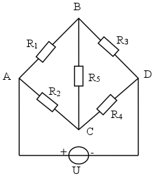 用戴维南定理求图（a)所示电路中通过R5的电流I。已知R1=R4=3Ω，R2=R3=6Ω，R5=2Ω