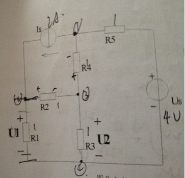 已知电路如图a所示，R1=R2=R3=6Ω，R4=R5=3Ω，US=12V，IS=3A，试利用电源等