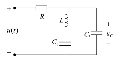 已知某电压波如图所示，试将其分解为傅里叶级数，并求其直流分量、基波和2次谐波。 