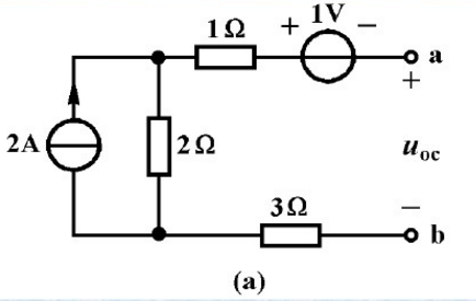 求图所示电路的戴维宁等效电路的运算电路模型。    