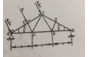 试用结点法求图（a)所示桁架各杆内力。试用结点法求图(a)所示桁架各杆内力。    