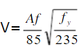 计算格构式压弯构件的缀件时，剪力应取(   )。    A．构件实际剪力设计值    B．由公式计算