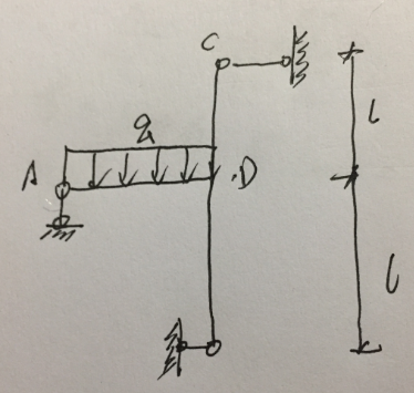 作图（a)所示的连续梁的弯矩图和剪力图，并求支座反力。作图(a)所示的连续梁的弯矩图和剪力图，并求支