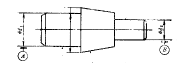 试将下列技术要求标注在下图上。      （1)圆锥面的圆度公差为0.01mm，圆锥素线直线度公差为