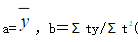 用最小平方法配合趋势直线方程yc=a＋bt，在什么条件下，（)。  A．∑t=0  B．  C．∑y