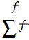 加权算术平均数计算公式的权数是(   )。    A．f    B．∑f    C．    D．X