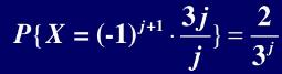 设随机变量x的分布律为，j=1，2，…．证明X的数学期望不存在设随机变量x的分布律为，j=1，2，…