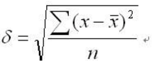 在组距数列的条件下，计算平均差的公式为( )。