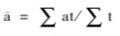 间隔不等间断时点数列序时平均数的计算，应使用下列公式( )。