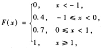 设离散型随机变量X的分布函数 则随机变量|X|的分布函数为________．设离散型随机变量X的分布