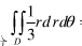 在极坐标系下，二重积分的面积元素dσ=______．在极坐标系下，二重积分的面积元素dσ=_____