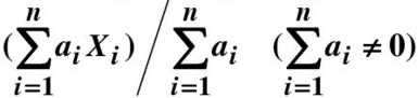 设总体X的数学期望为μ，X1，X2，…，Xn是来自X的样本，a1，a2，…，an是任意常数，验证是μ