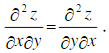 设二元函数z=f（x,y)的一阶、二阶偏导数存在，那么当（)时，  A．z=f（x，y)连续  B．
