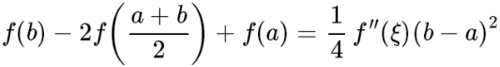 设f（x)在[a，b]上连续，在（a，b)内有二阶连续导数，证明至少存在一点ξ∈（a，b)，使设f(