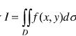 化二重积分为为二次积分，积分区域D为由直线y=x及抛物线y2=4x所围成的闭区域，先对x：I=___