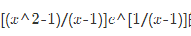 当x→1时，函数的极限为( )