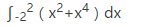 下列积分值为0的是(   )    A．    B．∫-11(x+2)dx    C．∫-22xco