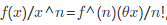 设函数y=f（x)在x=0的某邻域内具有n阶导数，且f（0)=f&#39;（0)=…=f（n－1)（