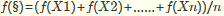 若f（x)在[a，b]上连续，a＜x1＜x2＜…＜xn＜b，则在（x1，xn)内至少有一点ξ，使若f