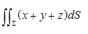 计算，其中Σ为上半球面x2＋y2＋z2=a2（z≥0)，cosα，cosβ，cosγ为Σ外法线的方向