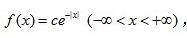 设随机变量x的概率密度函数为则C=( )