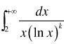 当k为何值时，反常积分收敛？当k为何值时，这反常积分发散？又当k为何值时，这反常积分取得最小值？当k