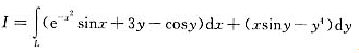 计算，其中L是沿y=sinx由A（－π，0)到时B（π，0)的曲线段．计算，其中L是沿y=sinx由