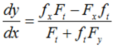 设y=f（x，t)，而t=t（x，y)是由方程F（x，y，t)=0所确定的函数，其中f，F都具有一阶