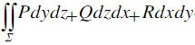 把对坐标的曲面积分    化成对面积的曲面积分，其中：  Σ是抛物面z=8－（x2＋y2)在xOy面