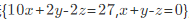 求曲面Σ：3x2＋y2－z2=27过直线Γ：的切平面方程．求曲面Σ：3x2+y2-z2=27过直线Γ