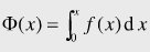 设    求在[0，2]上的表达式，并讨论Φ（x)在（0，2)内的连续性．设        求在[0