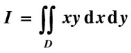 计算，其中积分区域D由下列双纽线所围成：（1)（x2＋y2)2=2（x2－y2)；（2)（x2＋y2