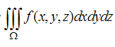 如果三重积分的被积函数f（x，y，z)是三个函数f1（x)、f2（y)、f3（z)的乘积，即f（x，