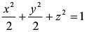 设∑为椭球面的上半部分，点P（x，y，z)∈∑，∏为∑在点P处的切平面，ρ（x，y，z)为原点O到平