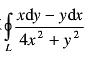 计算曲线积分    其中L是以点（1，0)为中心，R为半径的圆周（R＞1)，取逆时针方向．计算曲线积