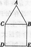 如图，正三角形ABC的边长是100米，BCDE是正方形，甲从A出发，沿正三角形ABC逆时针跑步，速度
