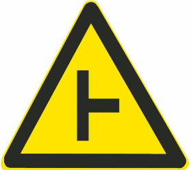 这个标志是指什么交叉路口？