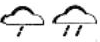 写出下列天气符号的含义：天气符号含义天气符号含义天气符号含义