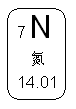 下图是元素周期表中提供的氮元素的部分信息，下列说法正确的是[     ]A．氮的相对原子质量为14.