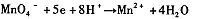 高锰酸根离子颜色高锰酸钾（KMnO4）是一种常用的氧化剂。I．（1）有下列变化：，找出其中一个变化与