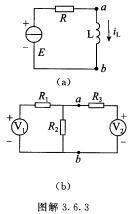 在题3．6．3图所示电路中，U1＝24V，U2＝20 V，R1＝60Ω，R2＝120Ω，R3＝40Ω