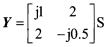 （中南大学2009年考研试题)如图16－34所示电路，二端口网络参数矩阵，回转器的回转电阻r=1Ω。