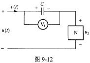 电路如图9．12所示，已知 无源网络N为哪两个元件串联而成，试求其参考值。电路如图9．12所示，已知