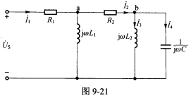 （东南大学2008年考研试题)如图9－21所示，R1=100Ω，L1=IH，R2=200Ω，L2=1
