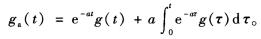 设一LTI因果系统的系统函数H（s)及其单位阶跃响应g（t)为已知，试证具有系统函数Ha（s)=H（