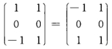 已知设A为3阶实对称矩阵，A的秩r（A)＝2，且A，求 （1)A的特征值与特征向量； （2)矩阵A．